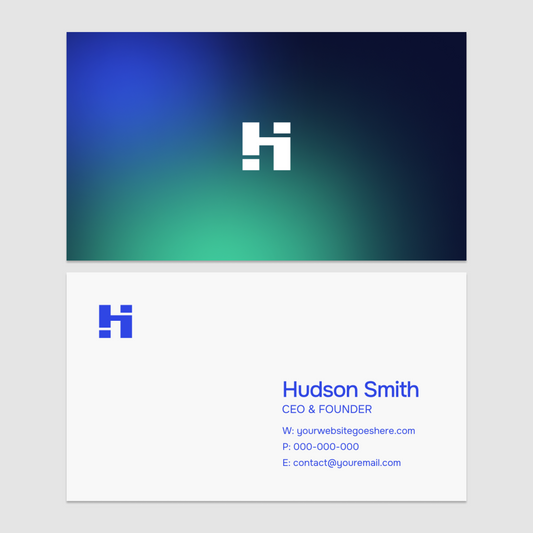 Hudson Business Card Canva Template