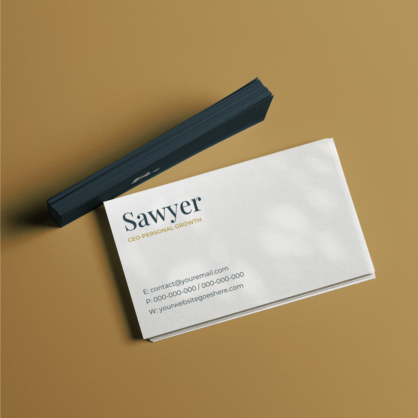 Sawyer Business Card Canva Template