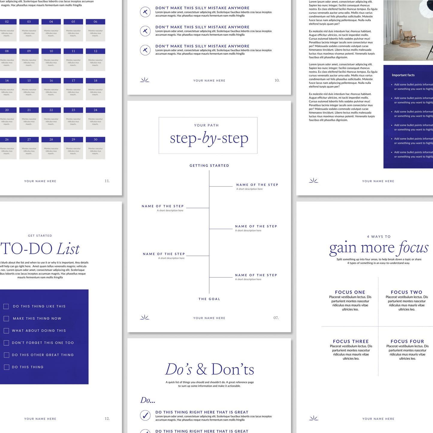 Indigo eBook Canva Templates