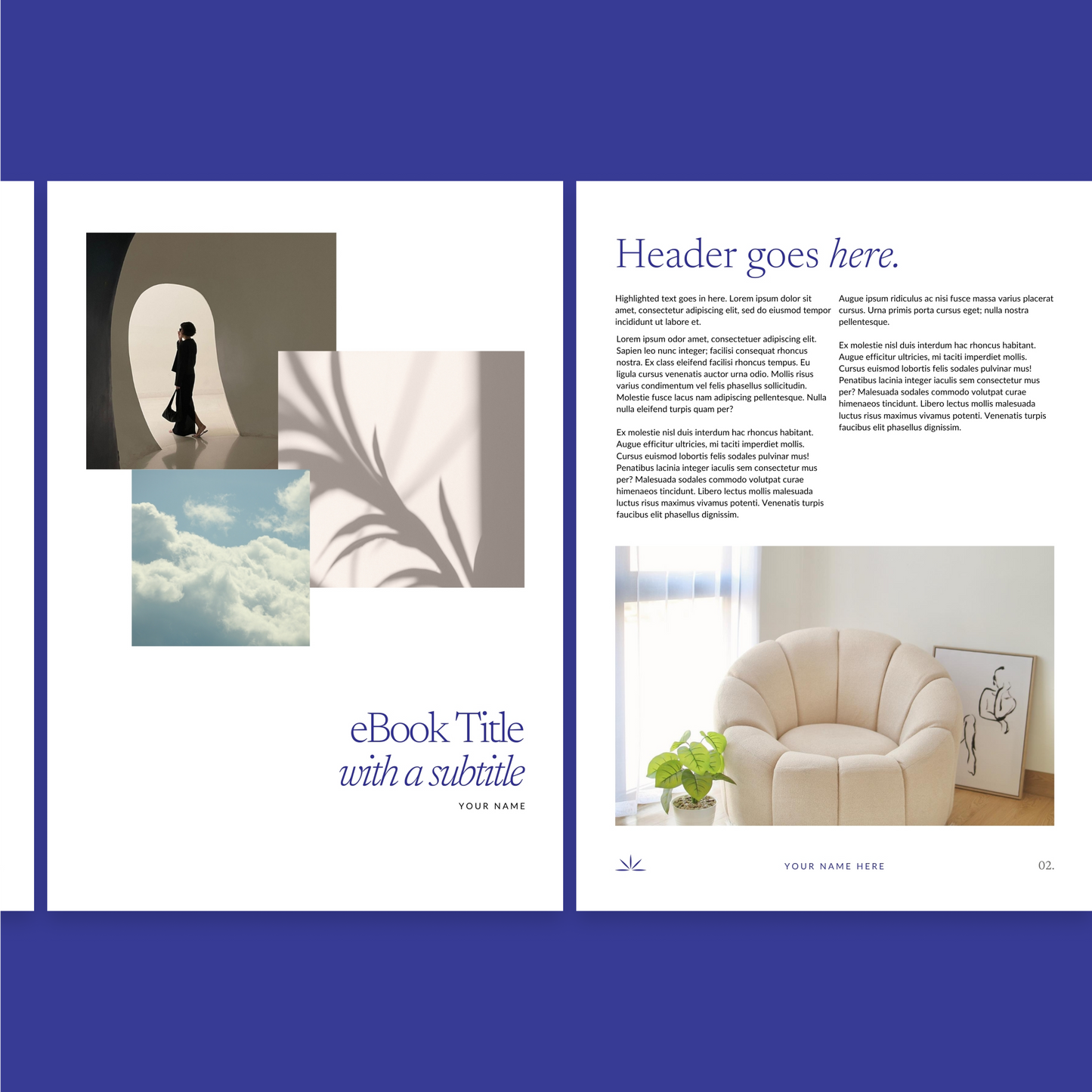 Indigo eBook Canva Templates