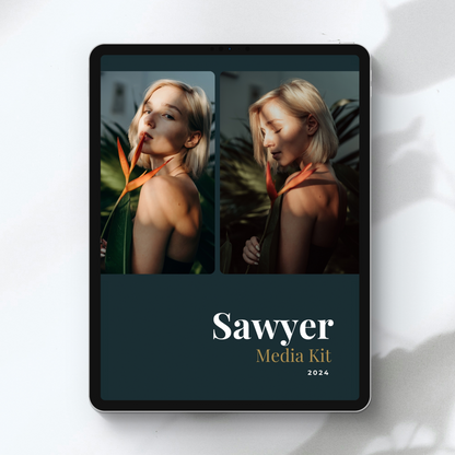 Sawyer Media Kit Canva Template