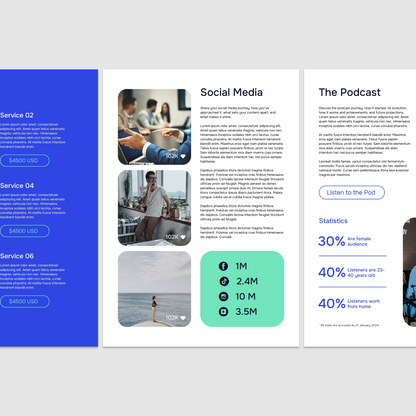 Hudson Media Kit Canva Template