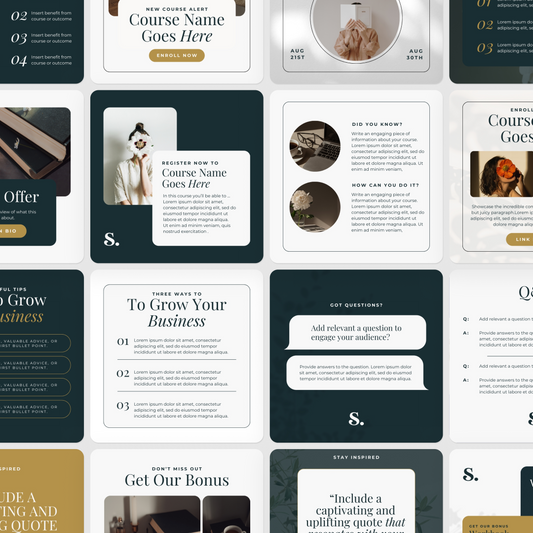 Sawyer Social Media Canva Templates