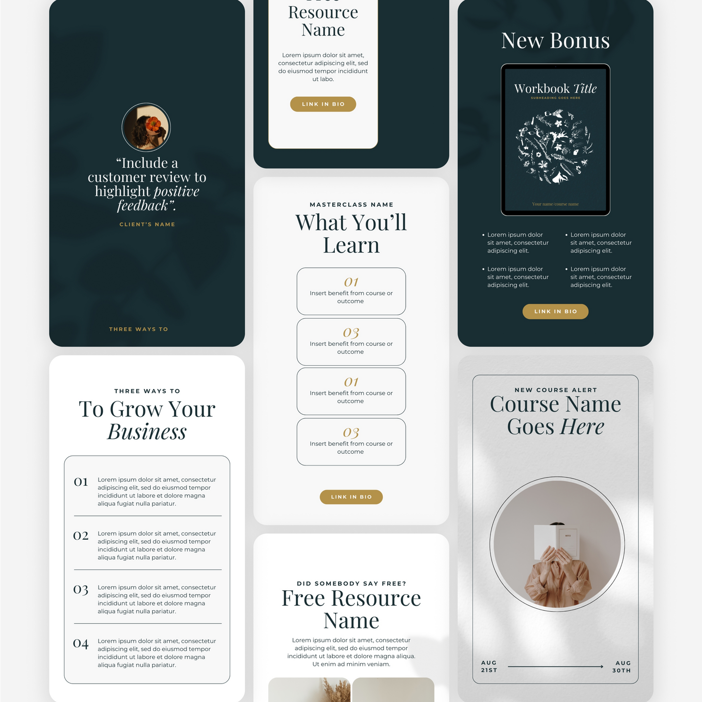 Sawyer Social Media Canva Templates